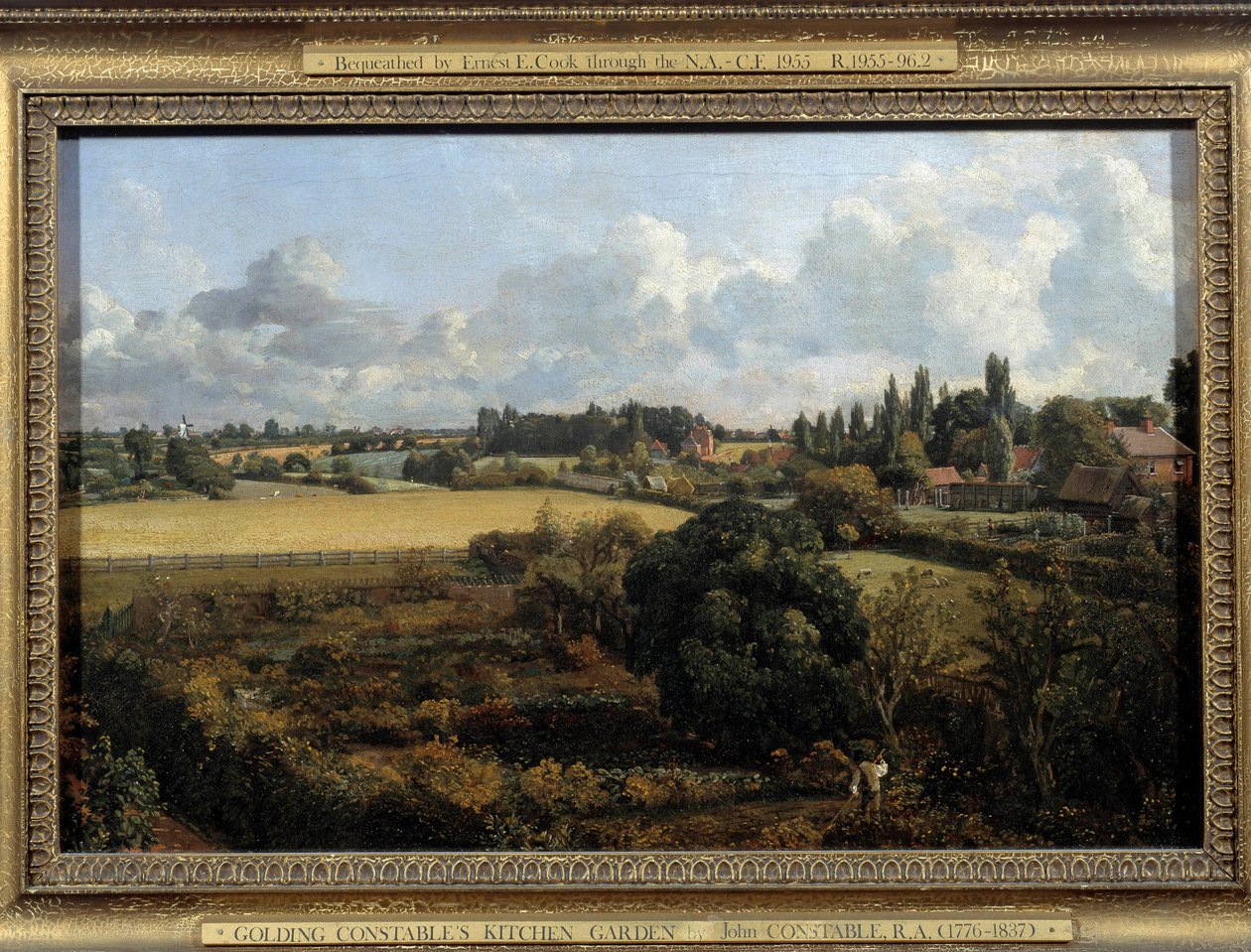 Le potager et le verger - John Constable
