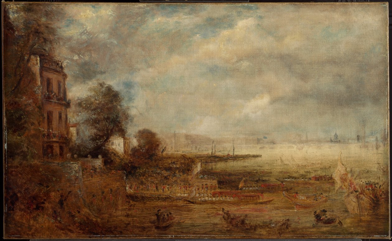 Le pont de Waterloo vu depuis les escaliers de Whitehall - John Constable