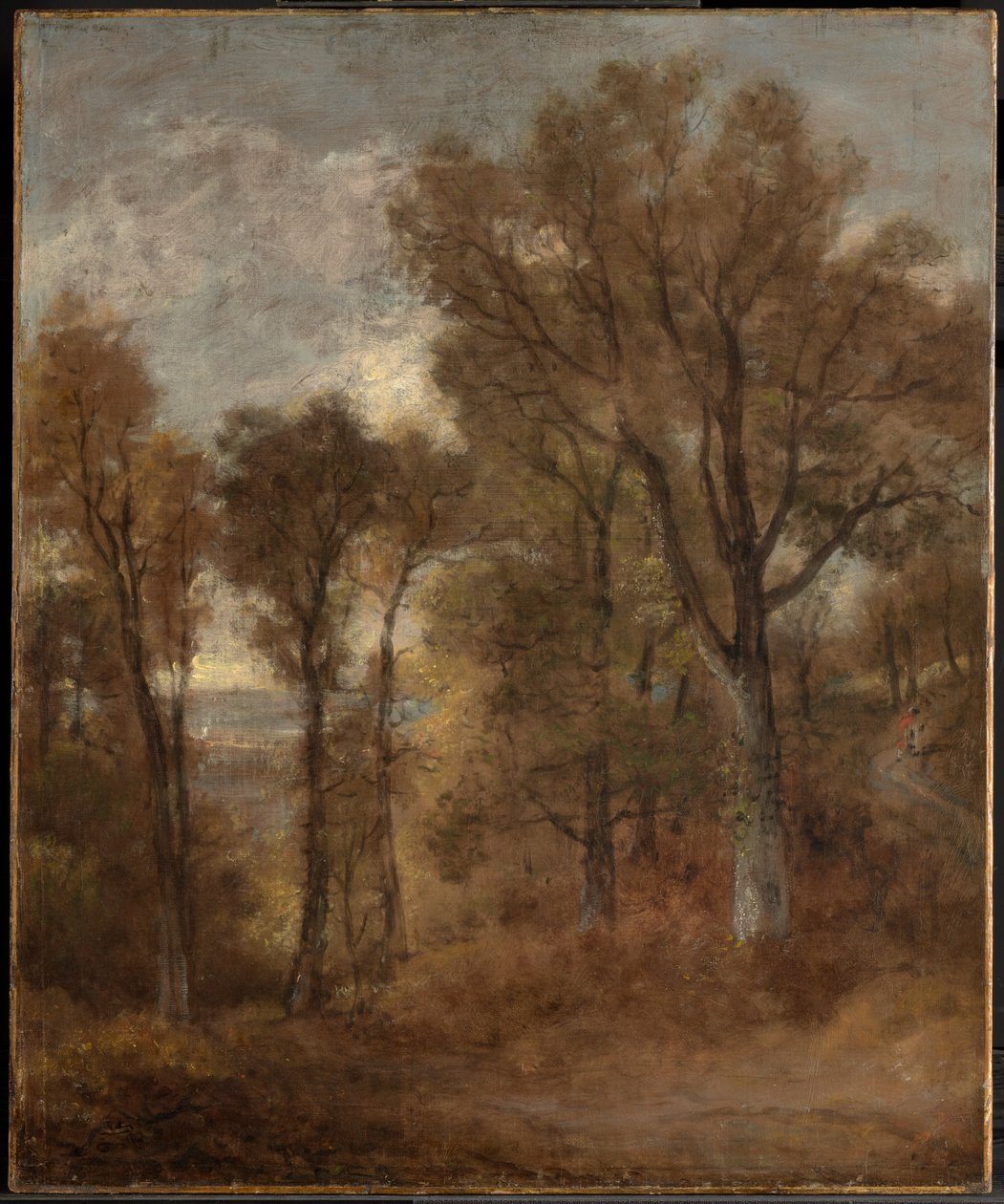 Paysage boisé dominant la vallée de Dedham - John Constable