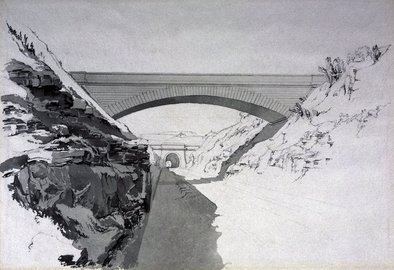Tunnel de Beechwood, 27 juillet 1837 - John Cooke Bourne