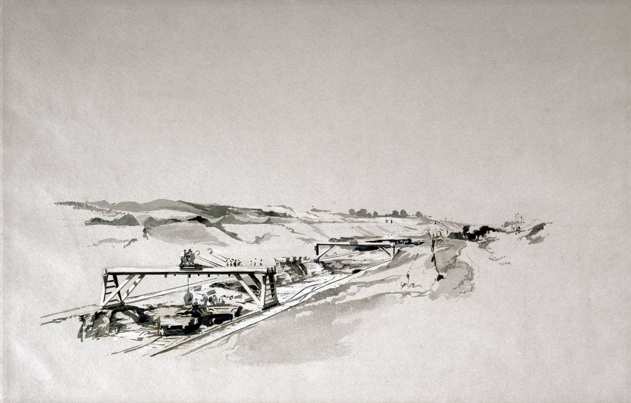 Coupe de Blisworth, Northamptonshire, septembre 1838 - John Cooke Bourne
