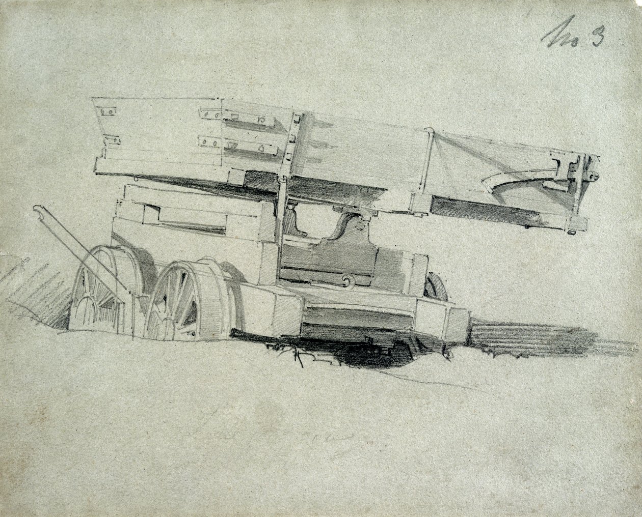 Wagon basculant des entrepreneurs, n°3, années 1830 - John Cooke Bourne