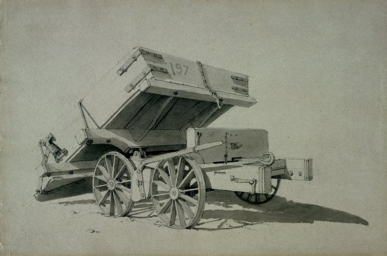 Wagon basculant des entrepreneurs, n°3, années 1830 - John Cooke Bourne