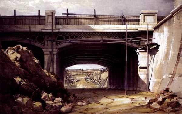 Pont de Hampstead Road - John Cooke Bourne