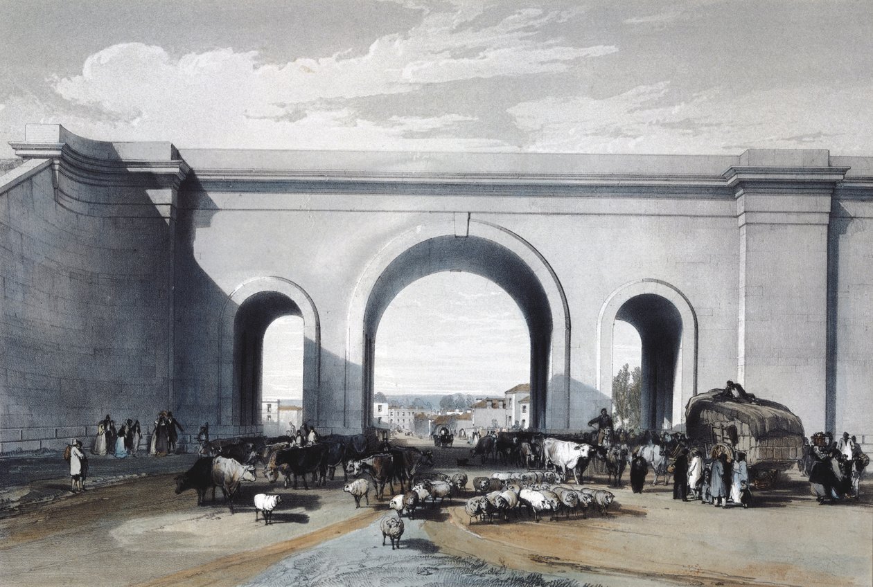 Pont ferroviaire à Chippenham, Wiltshire, 1846 - John Cooke Bourne