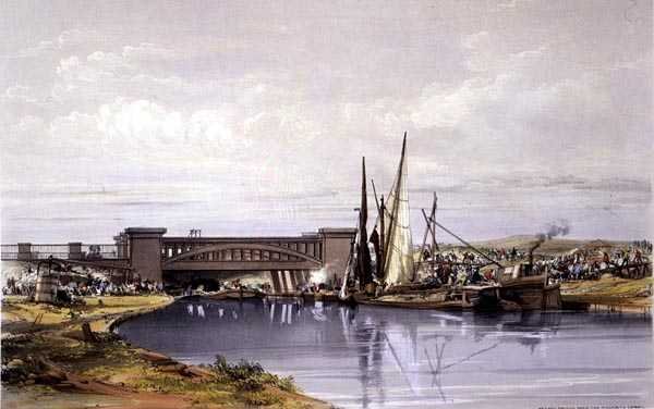 Pont ferroviaire sur le canal Regent - John Cooke Bourne