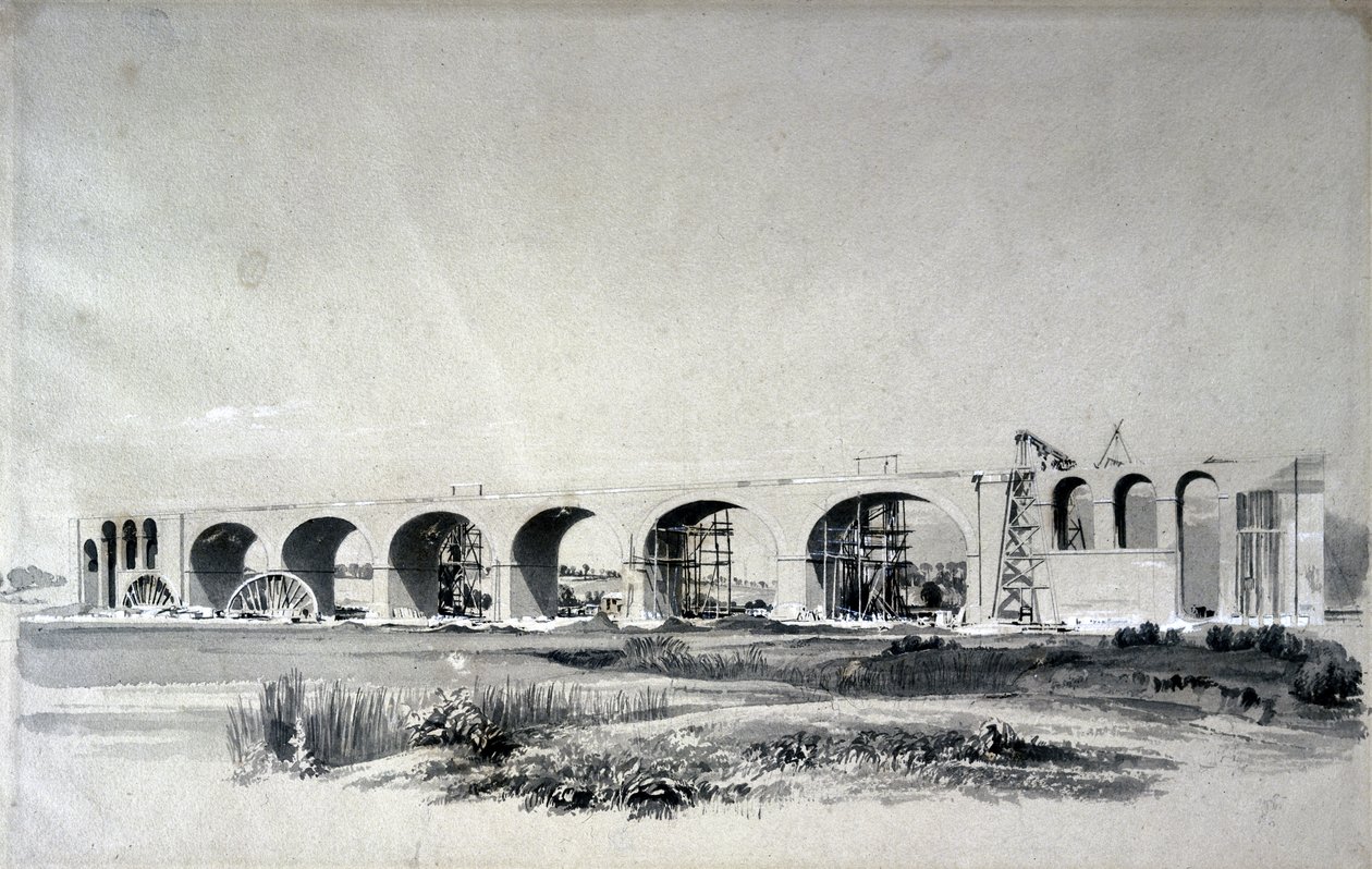 Viaduc de Wolverton, 30 juin 1837 - John Cooke Bourne
