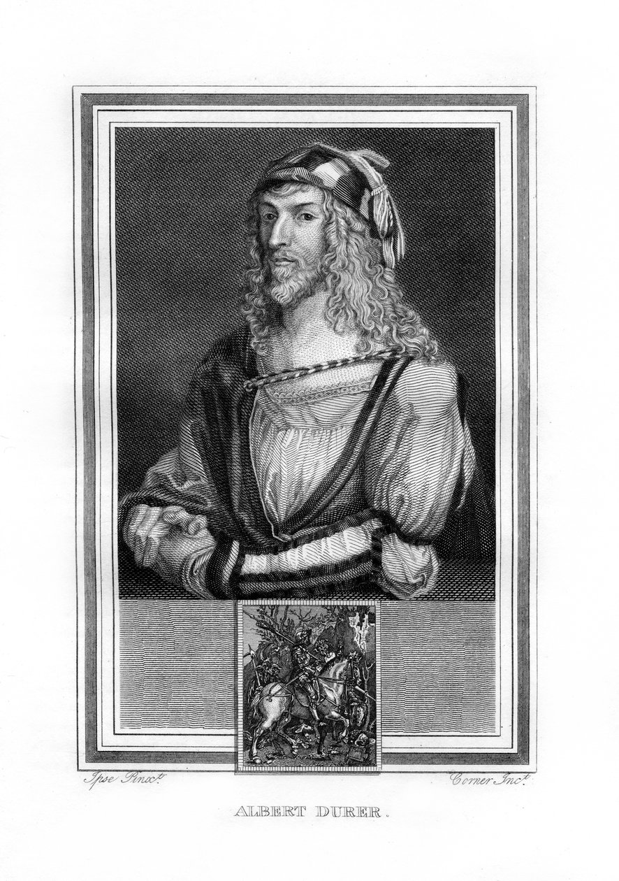 Albert Durer, peintre et graveur de la Renaissance du Nord allemand, 1825 - John Corner