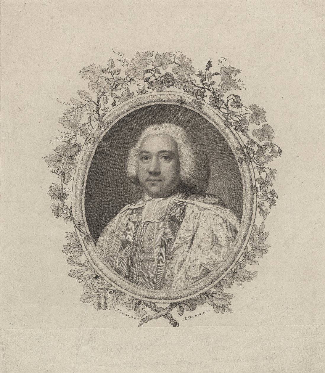 William Hayes, gravé par John Keyse Sherwin - John Cornish