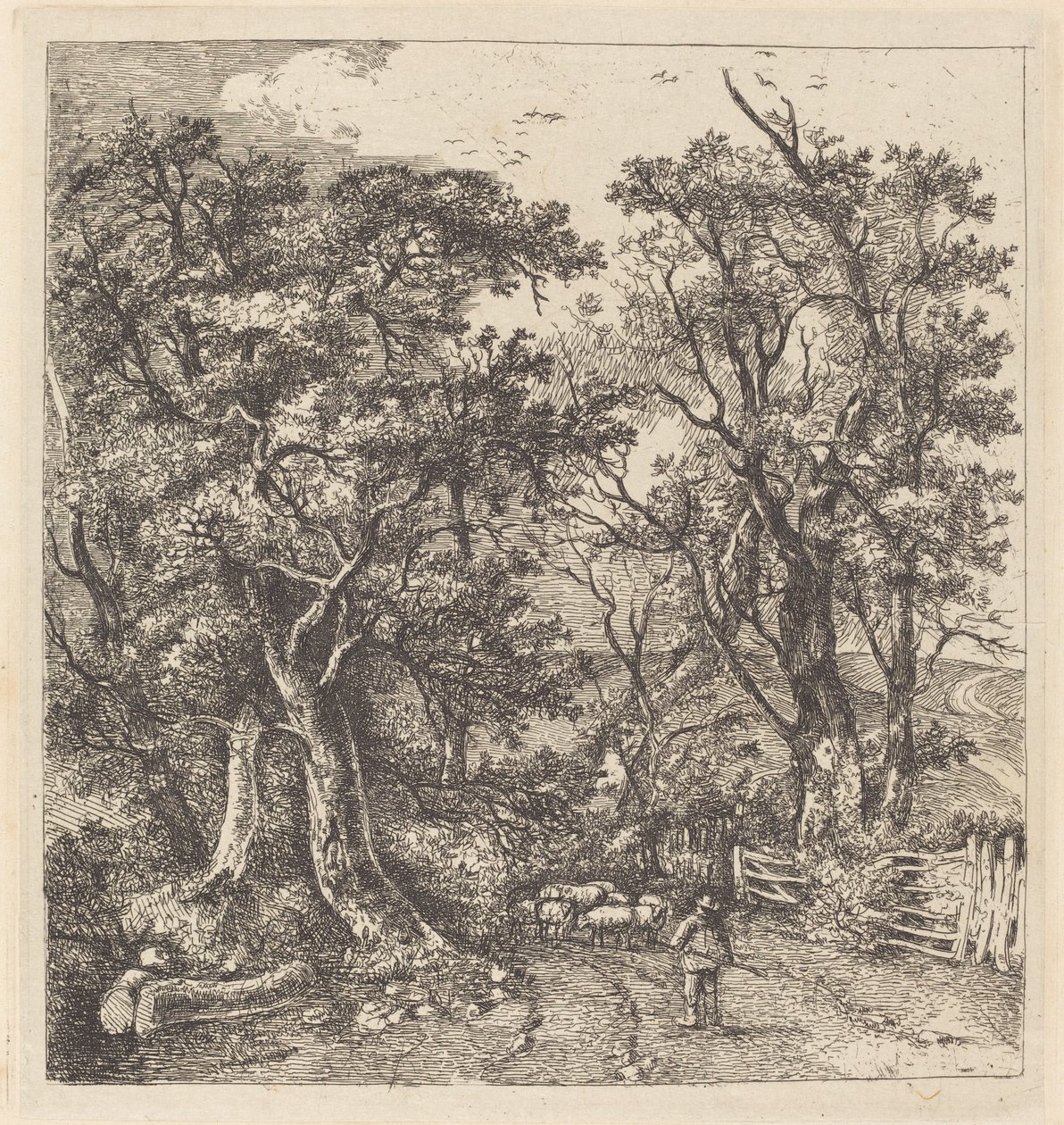 Scène de route, Hethersett - John Crome