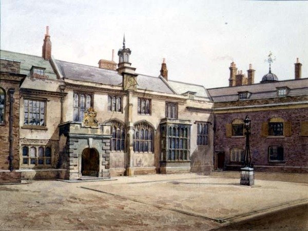 Charterhouse : La salle des pensionnaires de Sutton, mai 1885 - John Crowther