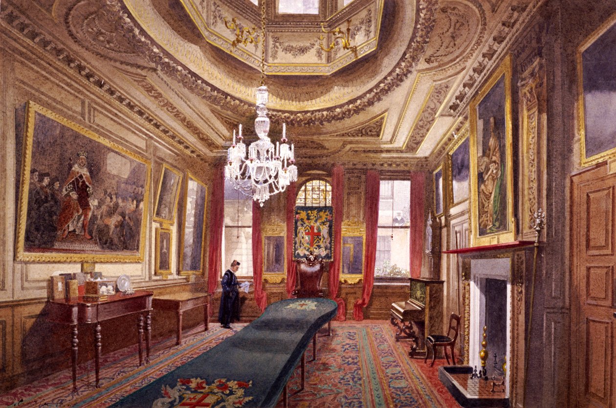 Intérieur de la Salle des Barbiers-Chirurgiens, Londres, 1890 - John Crowther