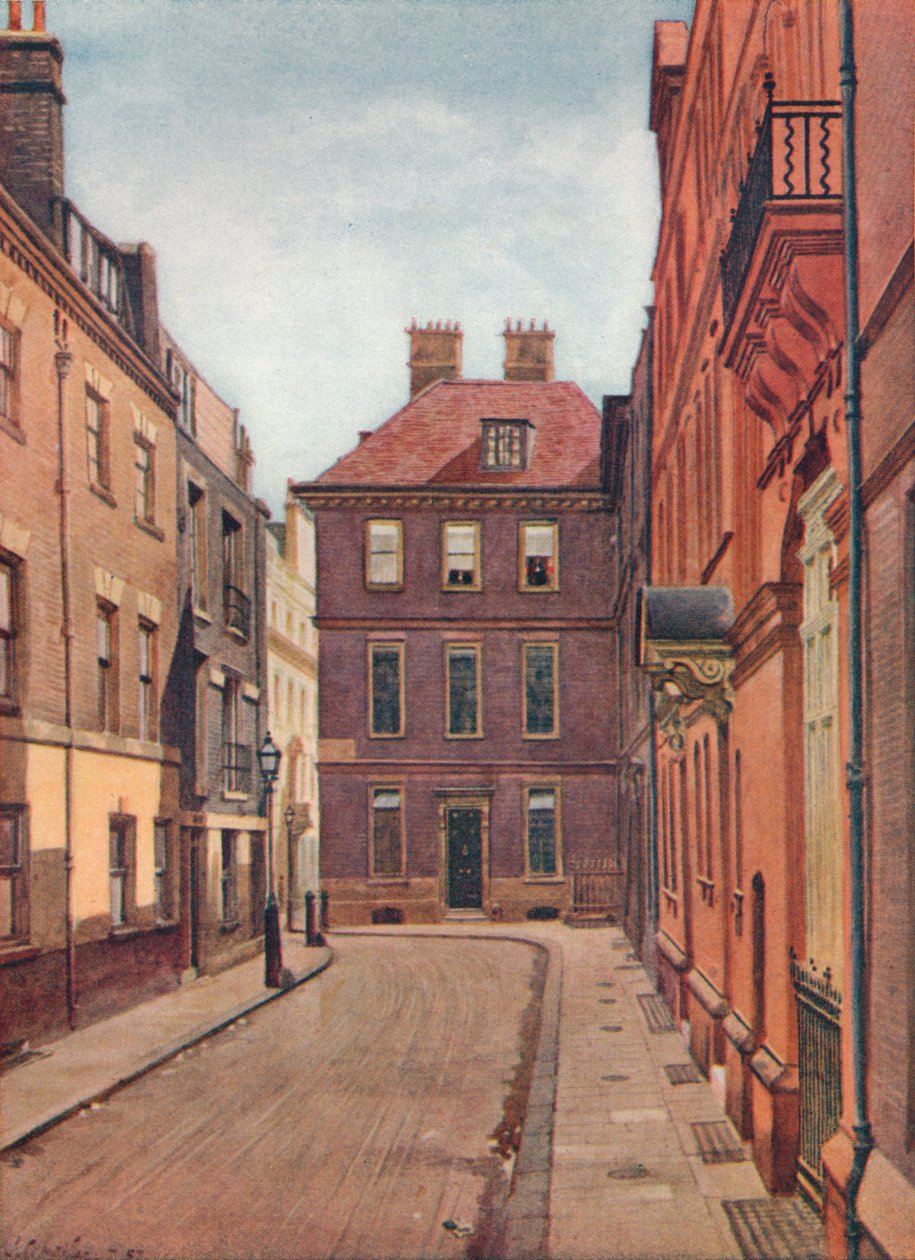 Maison du juge Jeffreys, Delahay Street, Westminster, Londres, vers 1880 1926 - John Crowther