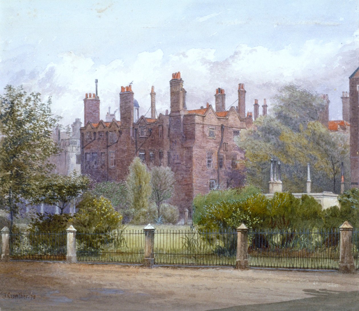 Vieux bâtiments et jardins, Lincoln