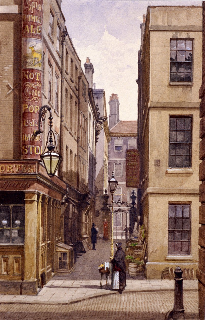 Stag Public House, Devereux Court, Londres, 1887 - John Crowther