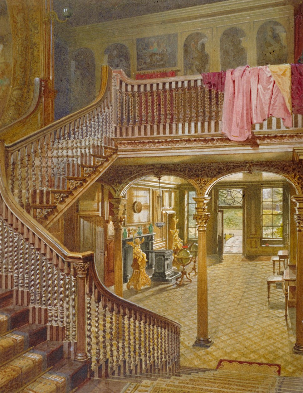 Escalier à Wandsworth Manor House, St John