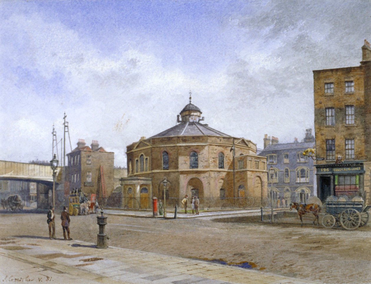 Chapelle de Surrey, n° 196 Blackfriars Road, Southwark, Londres, 1881 - John Crowther