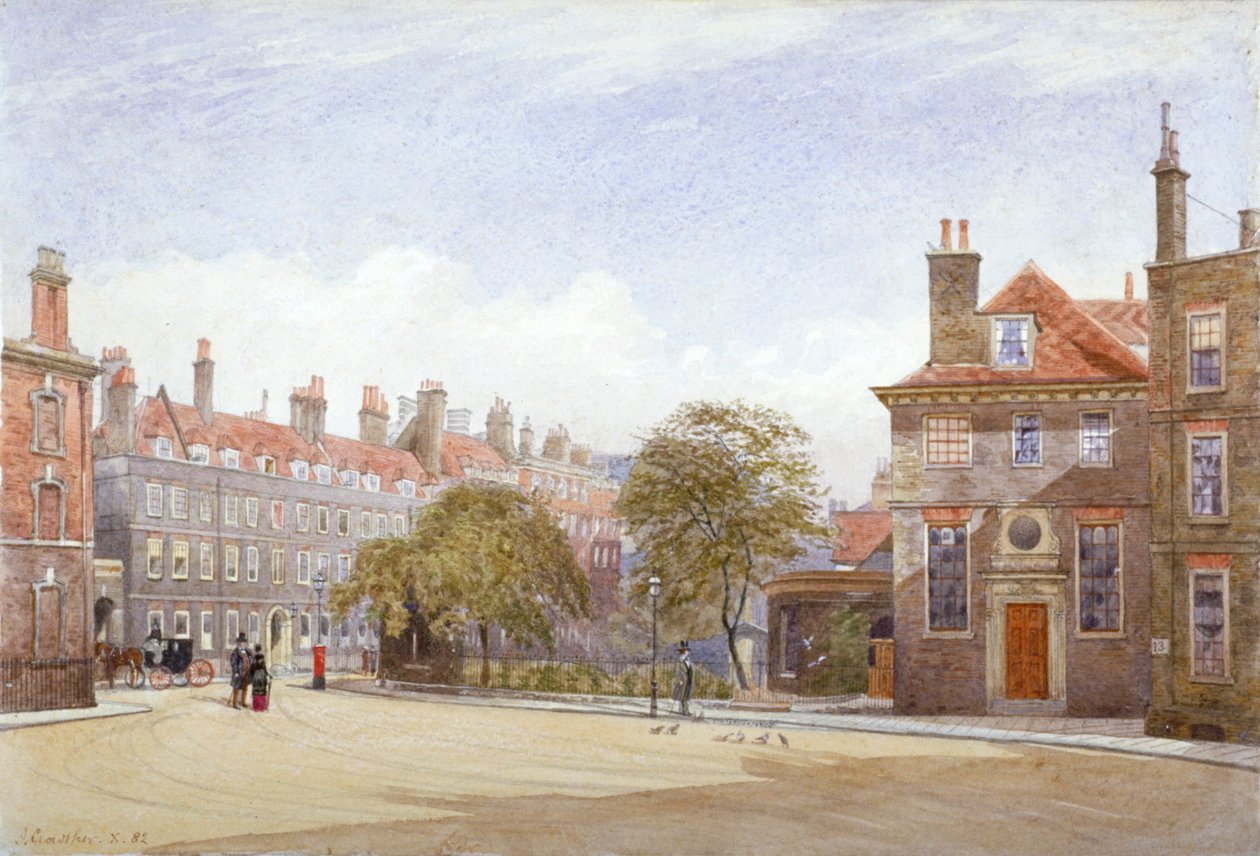 Vue de New Inn, Wych Street, Westminster, Londres, 1882 - John Crowther