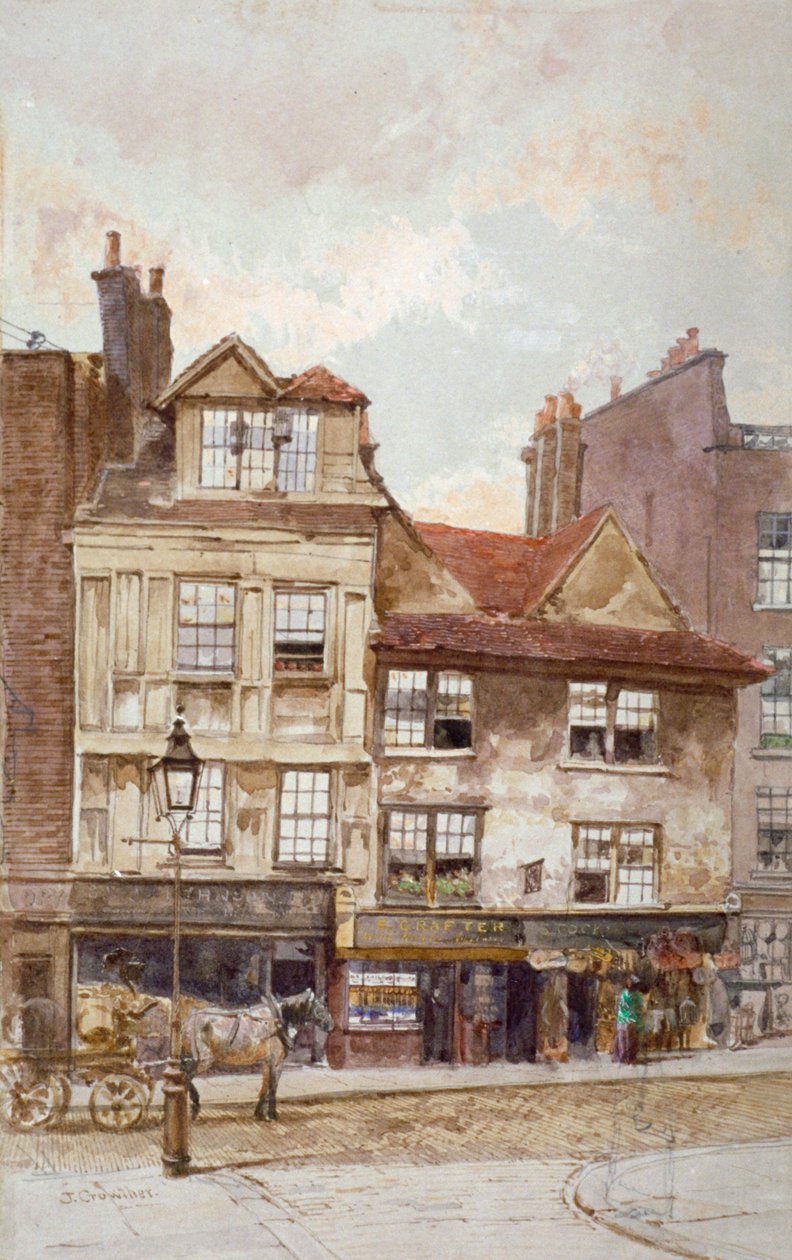 Vue des nos 87-89 Drury Lane, Westminster, Londres, vers 1880 - John Crowther