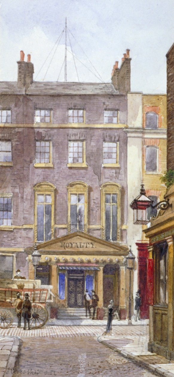 Vue du New Royalty Theatre, Dean Street, Westminster, Londres, 1882 - John Crowther