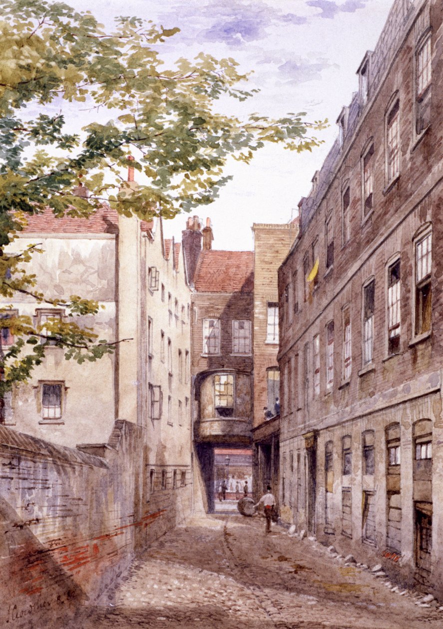 Auberge du Cheval Blanc, Fetter Lane, Londres, 1882 - John Crowther
