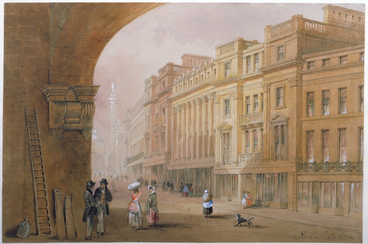 Vue de Grey Street, Newcastle upon Tyne | John Dobson