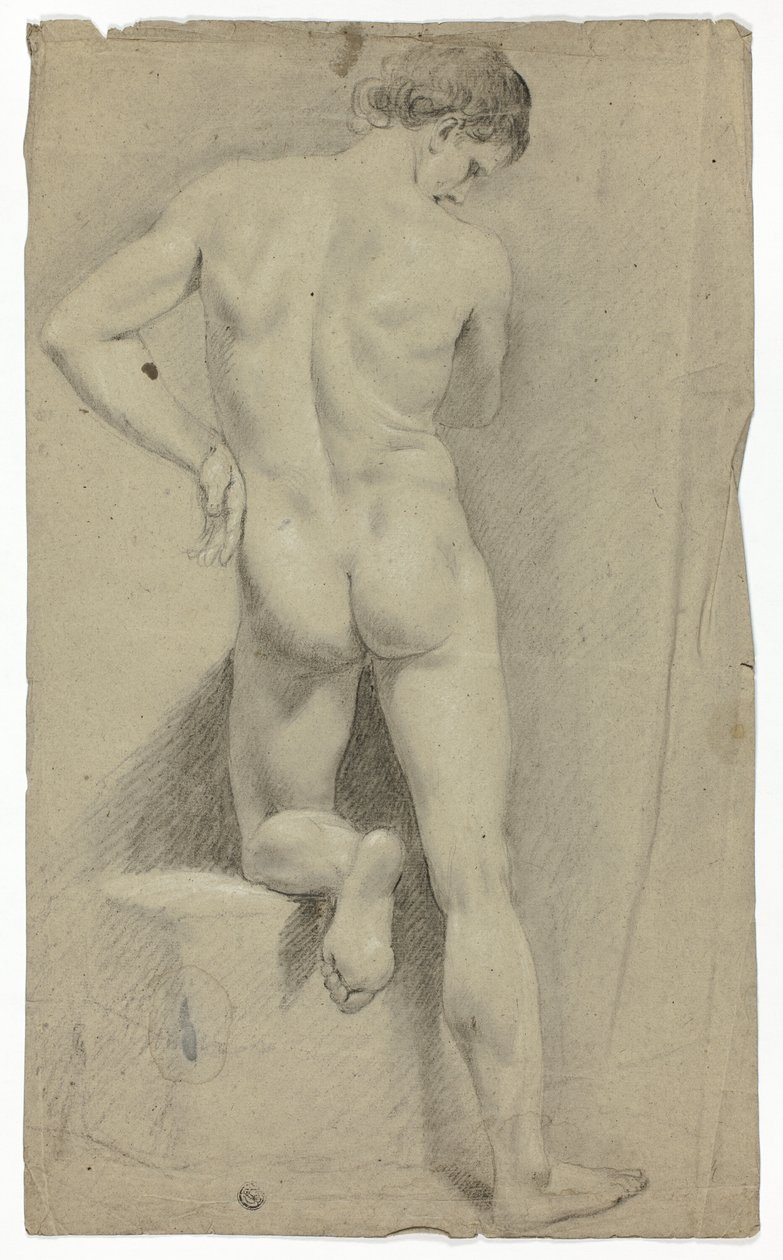 Nu debout de dos - John Downman