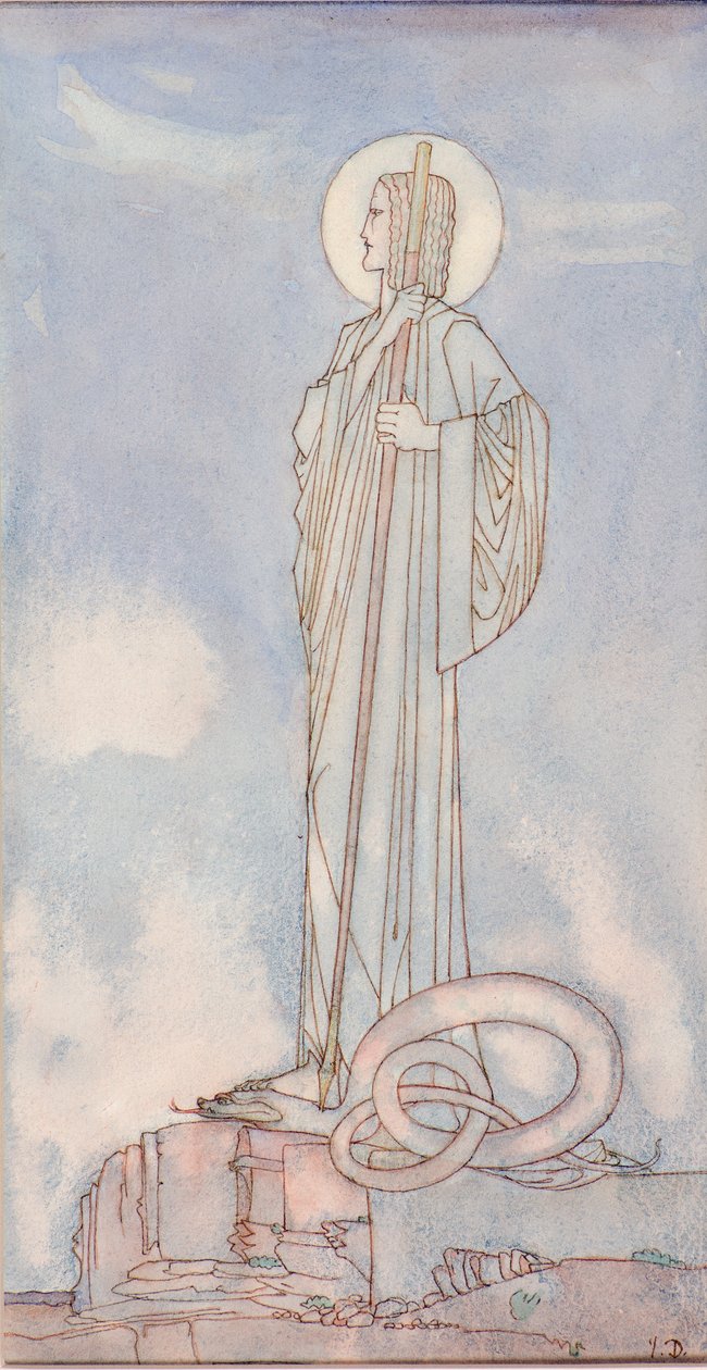 Saint Georges et le dragon - John Duncan
