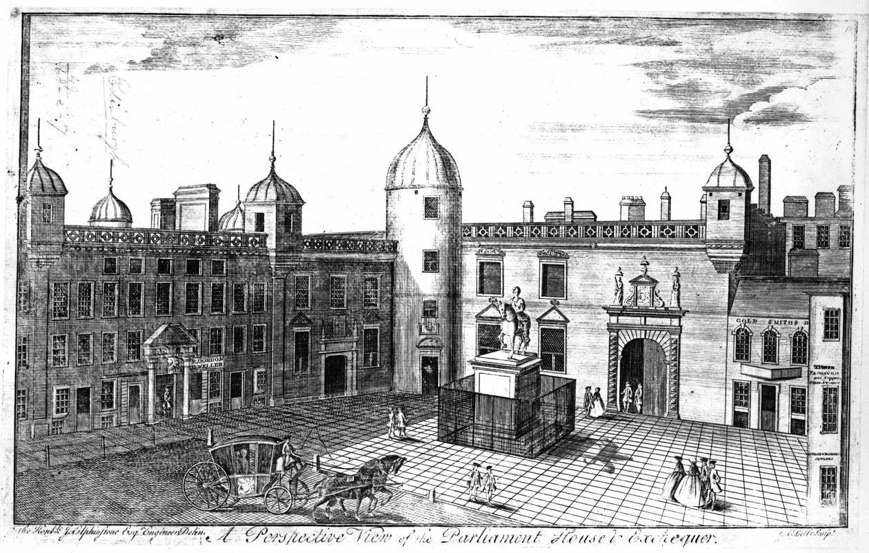 Vue en perspective de la Maison du Parlement et de l