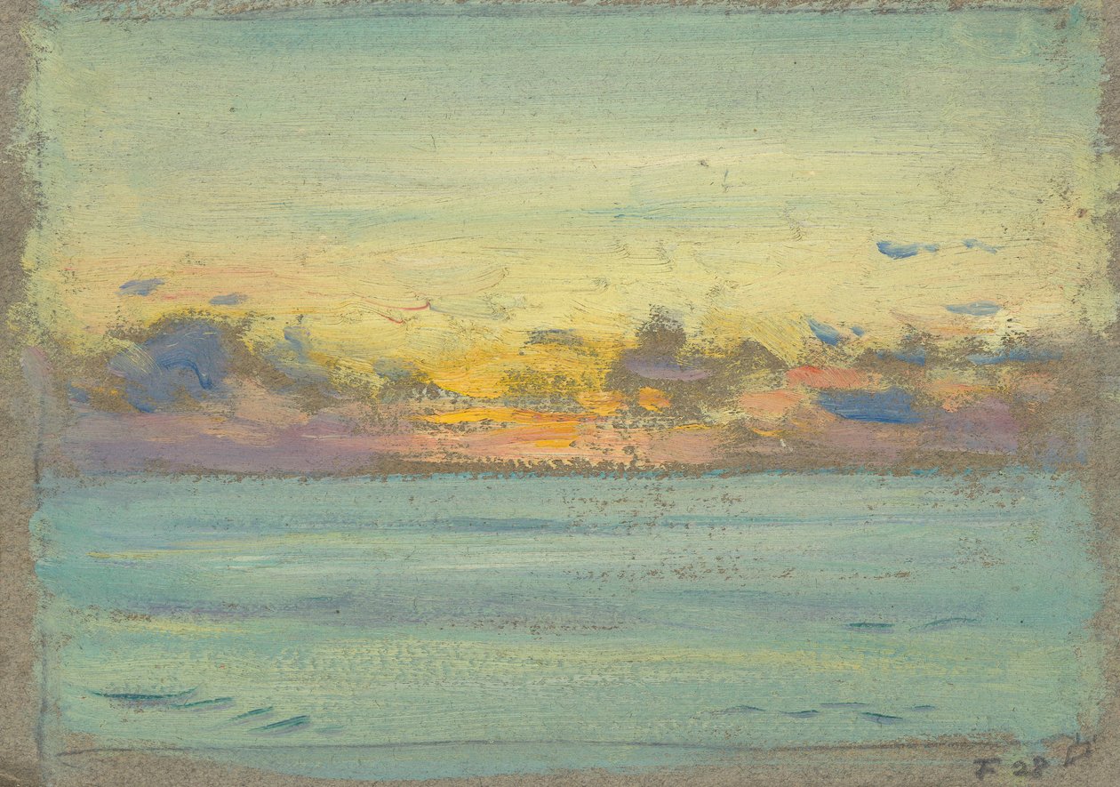 Paysage marin, fin 19e siècle - milieu 20e siècle - John Everett