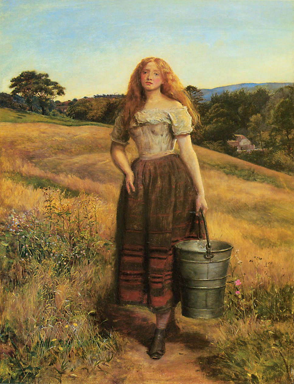 Fille de paysan Millais - John Everett Millais