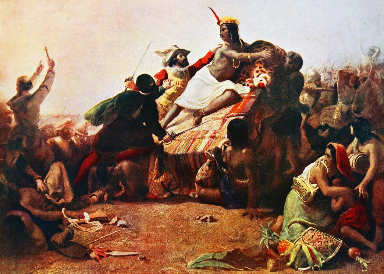 Pizarro saisissant l
