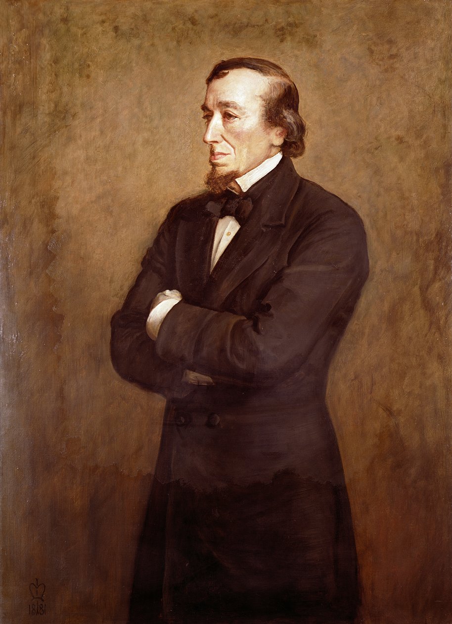 Portrait de Benjamin Disraeli (1804-1881) Comte de Beaconsfield, 1881 - John Everett Millais