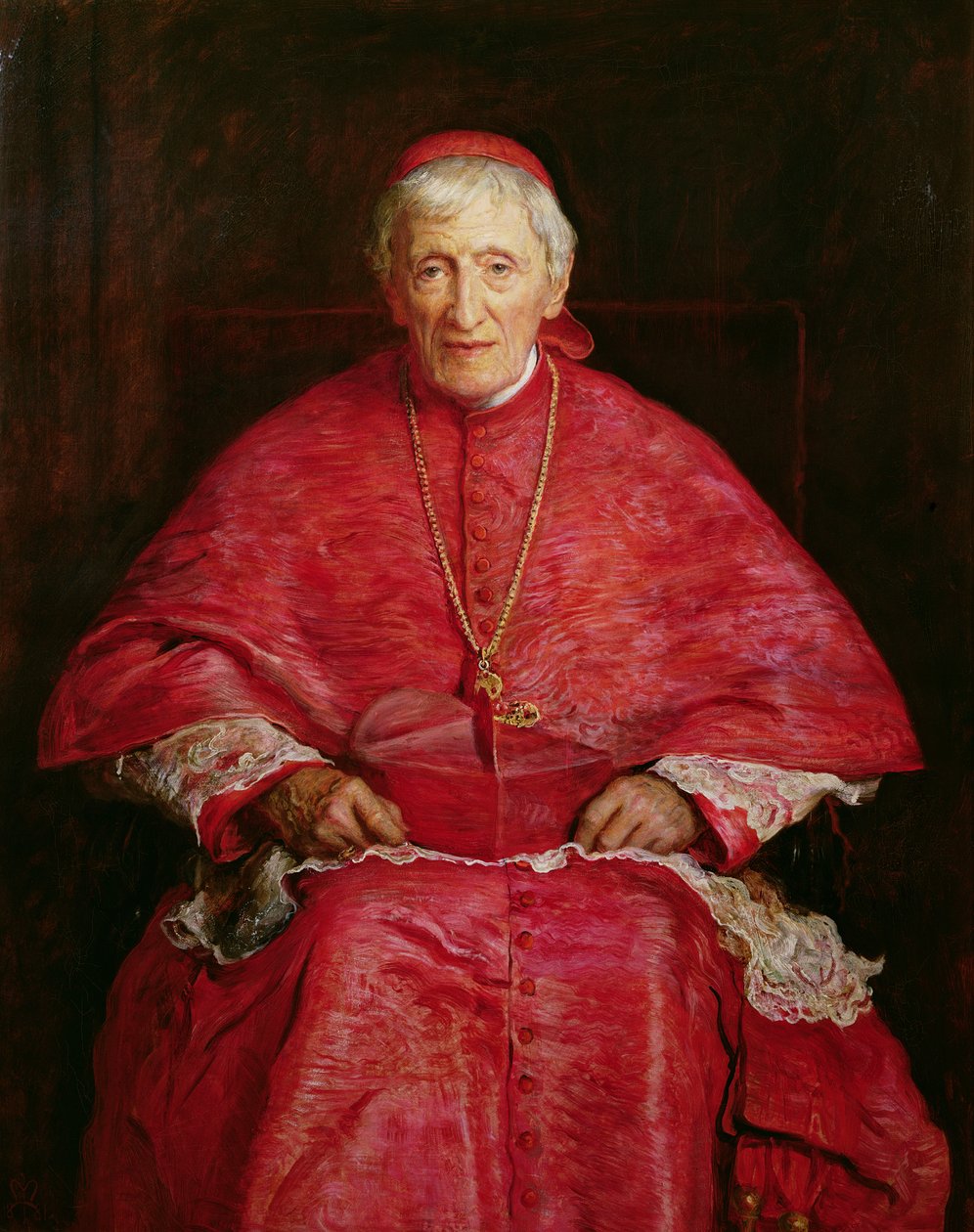 Portrait du cardinal Newman (1801-90) - John Everett Millais