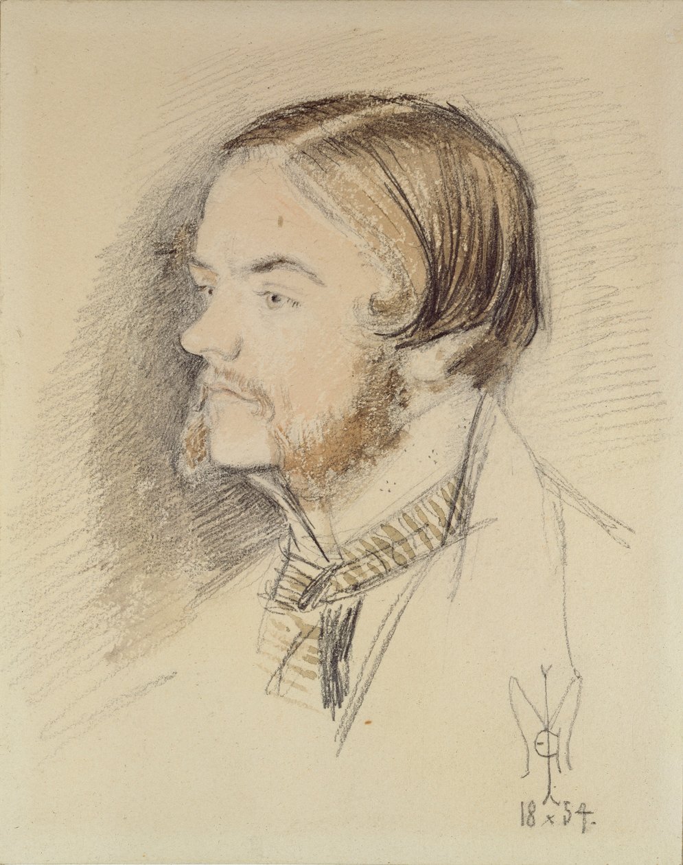 Portrait de William Holman Hunt, 1854 - John Everett Millais