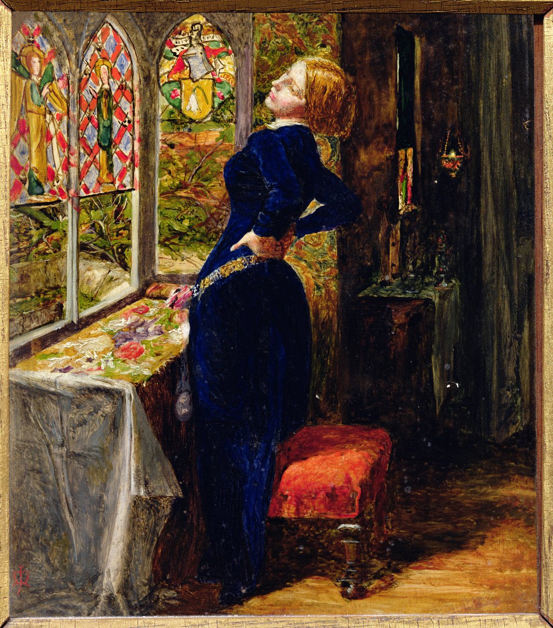 Étude pour Mariana dans la Grange Moated - John Everett Millais