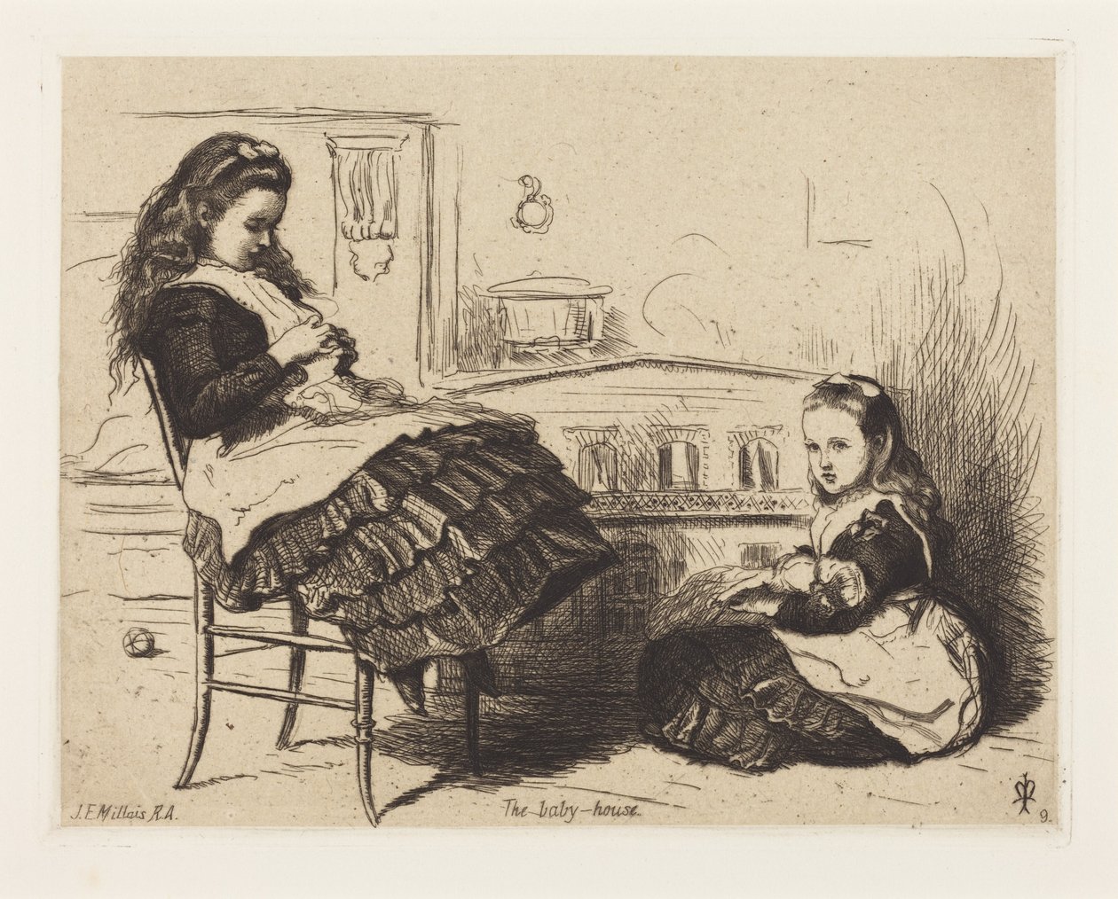 La maison de poupée - John Everett Millais