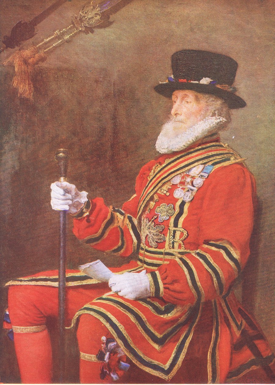 Le Yeoman de la Garde, de Mon Magazine, pub.1922 - John Everett Millais