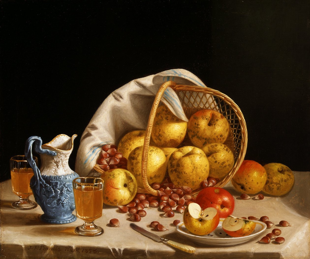 Nature morte aux pommes jaunes - John F. Francis
