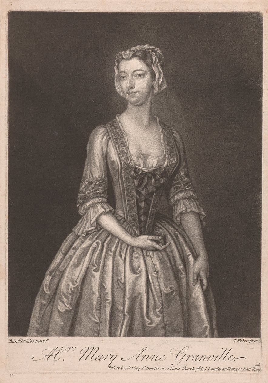 Madame Mary Ann Granville - John Faber the younger