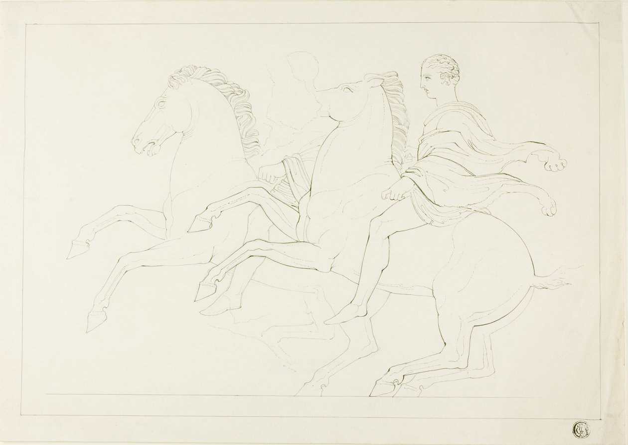 Copie du Calvaire de la frise du Parthénon - John Flaxman