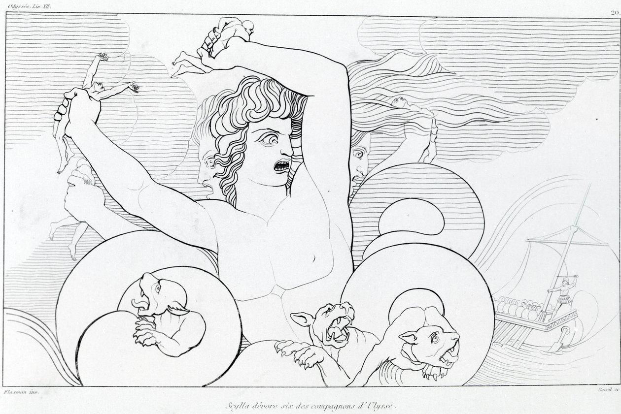 Épisode de Charybde et Scylla : six compagnons d