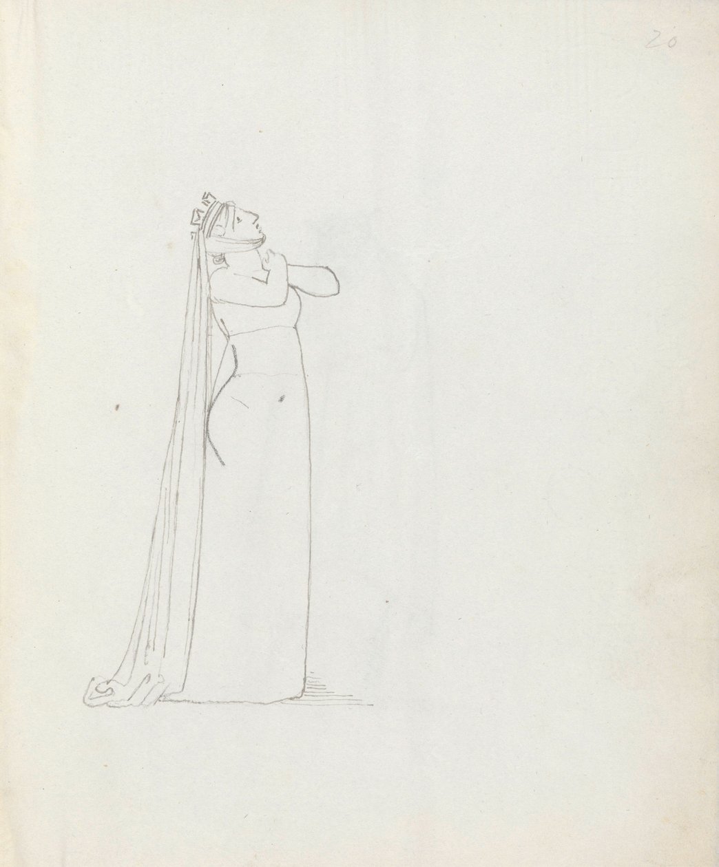 Mme Siddons en Constance, 1783 - John Flaxman