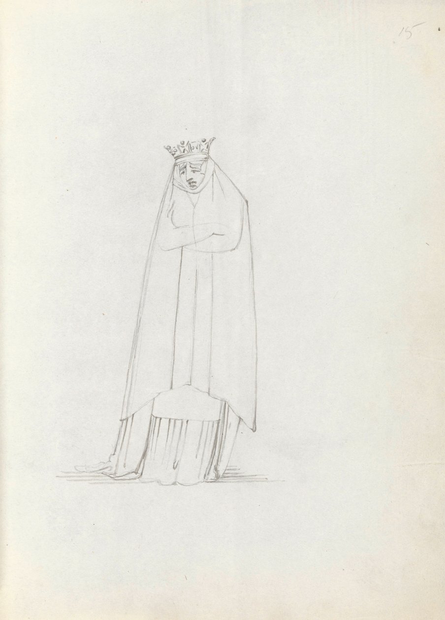 Mme Siddons en Constance, 1783 - John Flaxman
