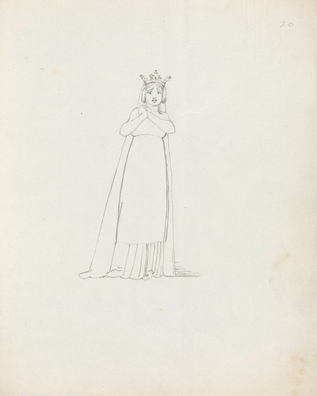 Mme Siddons en Constance, 1783 | John Flaxman