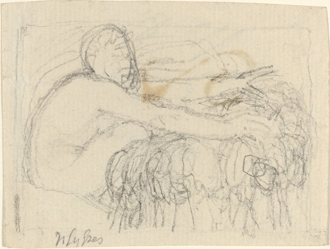 Figure assise avec les bras étendus - John Flaxman