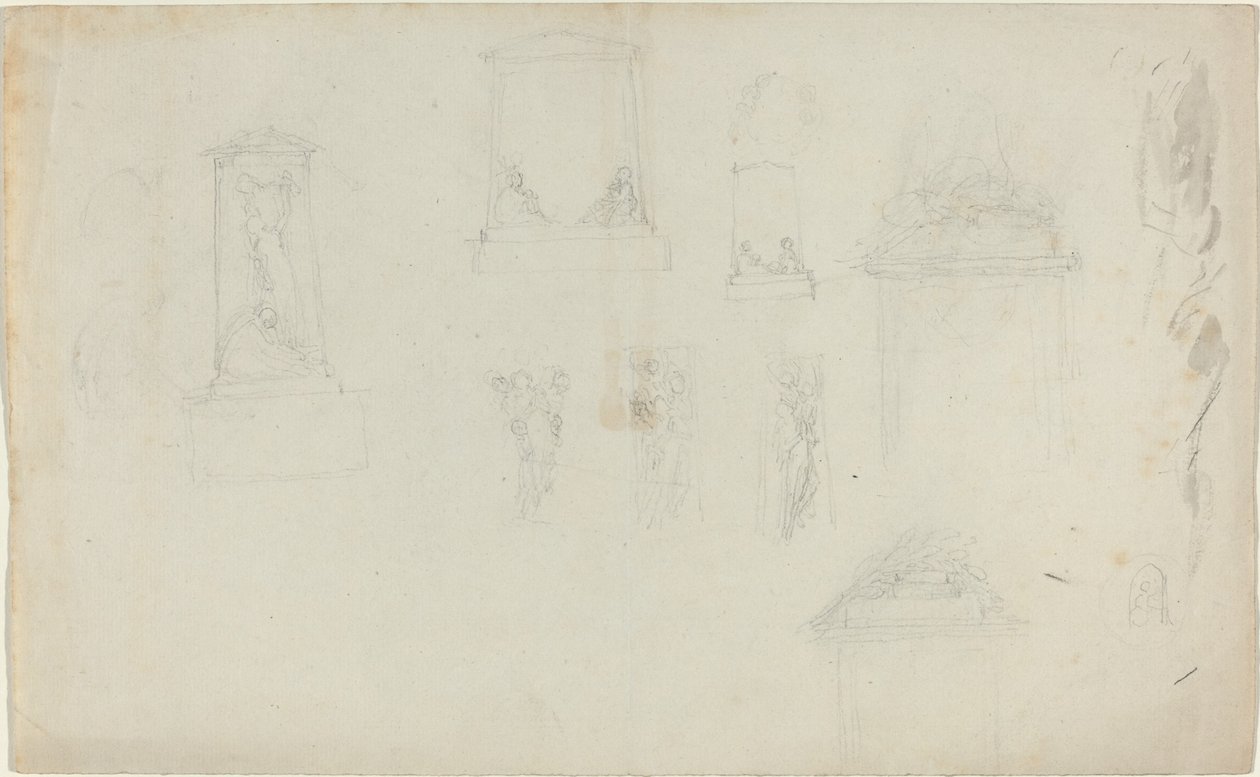 Études pour un Monument - John Flaxman