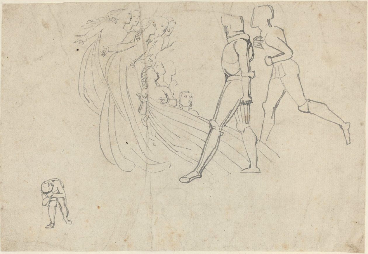 Étude pour Le Voyage du Pèlerin (?) - John Flaxman
