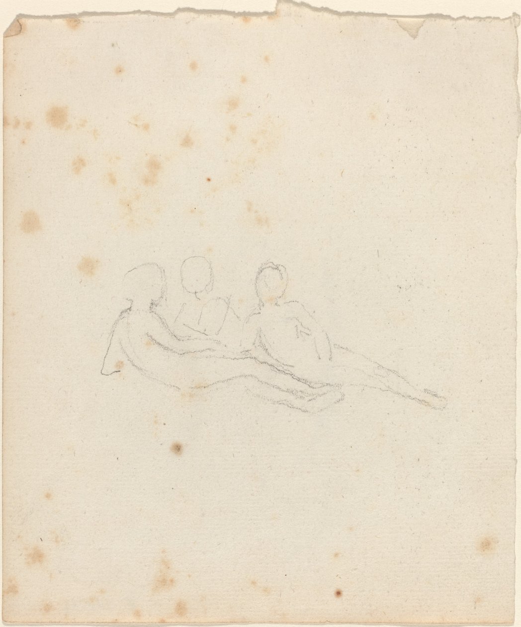 Trois figures féminines allongées - John Flaxman