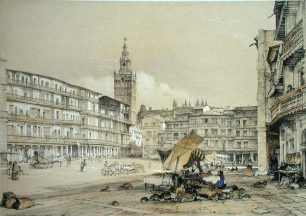 Plaza de San Francisco, Séville, de 